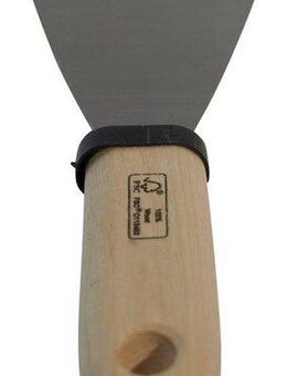 A.S. Création Malerspachtel Edelstahl, Holzgriff, 8 cm breit