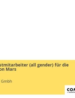 Außendienstmitarbeiter (all gender) für die Produkte von Mars - Mainz