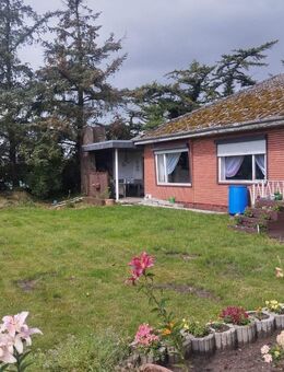 EFH mit 3 Garagen, Stall, 4 SP und ca. 2.638 m² Grundstück - Ladelund