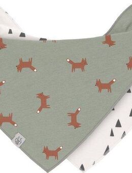 LÄSSIG Dreieckstuch Little Forest, Fuchs, (Set, 2-St), für Babys