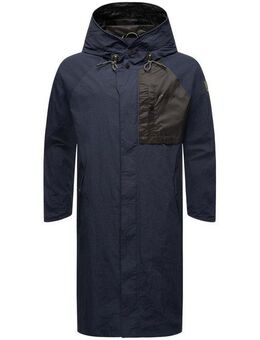 Stone Harbour Regenmantel Zafaar Lange Herren Regenjacke mit Kapuze