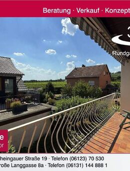 Großzügiges, freistehendes 1-3 Familienhaus mit sonnigem Garten und Terrasse - Oestrich-Winkel