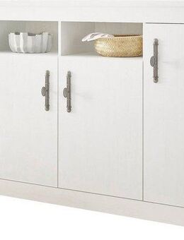 Home affaire Sideboard RAVENNA, im romantischen Landhausstil, Griffe aus Metall, Breite 201 cm