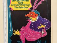 Orig Reklame Plakat 1958 Karneval Ball Artistenbal Sebregts - Köln