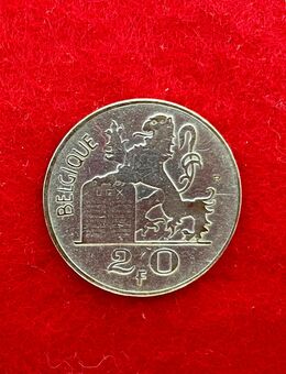 20 Francs Silbermünze Belgien 1950 - Mannheim