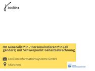 HR Generalist*in / Personalreferent*in (all genders) mit Schwerpunkt Gehaltsabrechnung - München