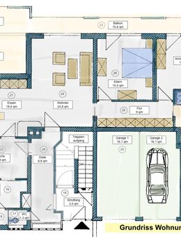 Luxuriöse 4 Zimmer Wohnung in Landshuts Toplage am Hofberg - Landshut