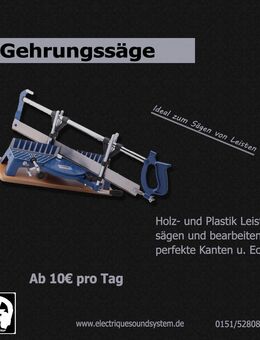 [VERMIETUNG] Gehrungssäge 55cm Ideal für Randleisten im Haushalt oder Außenbereich - Magdeburg