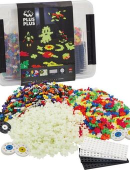 PLUS-PLUS Kreativ Bausteine Basic XXL Spielbausteine, (2000 St), Made in Europe