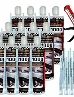 12x Injektionsmörtel Verbundmörtel Dübel Chemie Schwerlast Sortiment Starter Set - Wuppertal