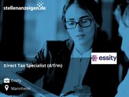 Direct Tax Specialist (d/f/m) - Mannheim