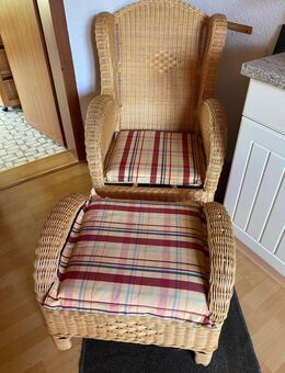 Rattan Sessel - Lügde (Stadt der Osterräder)