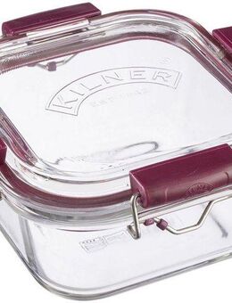KILNER Frischhaltedose, Borosilikatglas, (Set, 1-tlg), auslaufsicherer Bügelverschluss, hitzebeständig, spülmaschinengeeignet