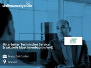 Mitarbeiter Technischer Service Ersatzteile Maschinenbau (m/w/d) - Greven (Nordrhein-Westfalen)