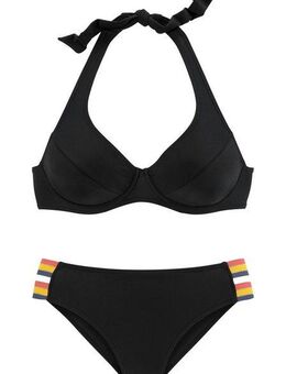 Vivance Bügel-Bikini mit gestreiften Gummibändern