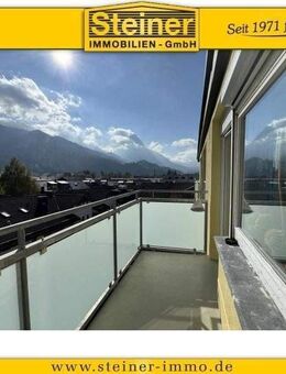 2-Zimmer-Wohnung ca. 48,7 m², 5. Stock, Balkon, Ost-Süd-Lage, EBK, Keller, allgemeiner Stellplatz - Garmisch-Partenkirchen