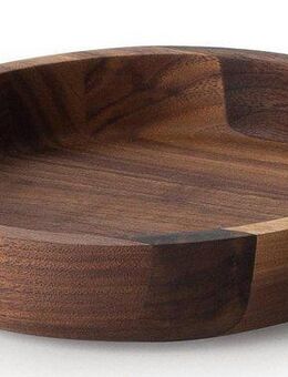 Continenta Schale Walnuss, Holzwerkstoff, (1-tlg), Walnussholz