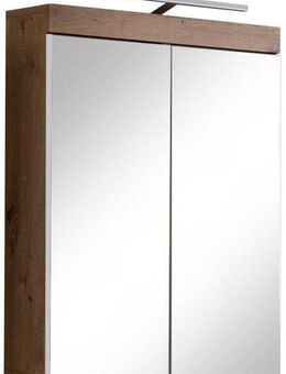 welltime Spiegelschrank Avena Badezimmerschrank wahlweise mit Aufsatzleuchte - (B/T/H) 60/17/77 cm