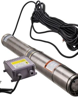 Tiefbrunnenpumpe Brunnenpumpe Tauchpumpe Gartenpumpe Wasserpumpe 4" Zoll mit Schaltbox 4000 l/h Set1 - Ingolstadt