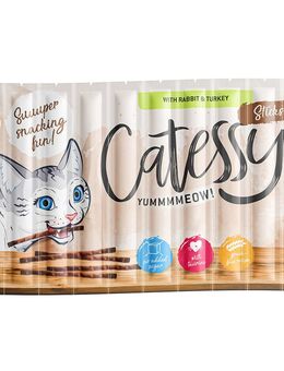 Sparpaket Catessy Sticks 150 x 5 g - mit Kaninchen & Pute