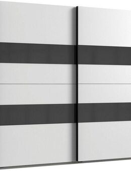 Wimex Schwebetürenschrank Altona mit Glaselementen und zusätzlichen Einlegeböden