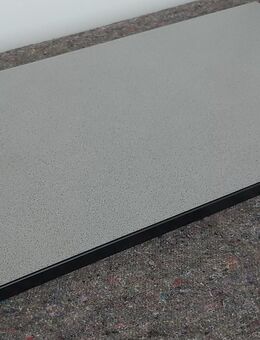 Tischplatte graumeliert, m. schwarzer Kante, Einzelanfertigung 80 x 40 cm - Simbach (Inn) Zentrum