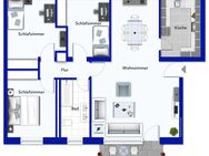 ? Schöne 4-Zimmer-Erdgeschosswohnung mit Balkon & Parkplatz in Gießen - Gießen