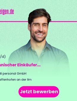 Technischer Einkäufer (m/w/d) - Kelheim