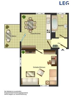 Demnächst frei! 3-Zimmer-Wohnung in Herford Herford - Herford (Hansestadt)