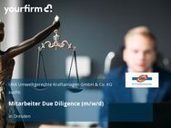 Mitarbeiter Due Diligence (m/w/d) - Dresden