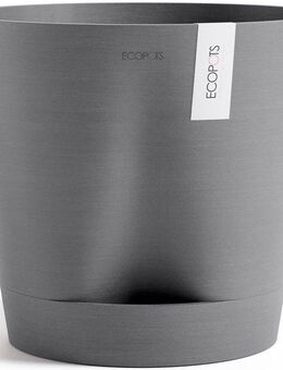 ECOPOTS Blumentopf Venice 2 40 Grau, für den Innenbereich