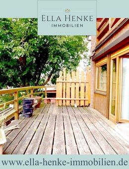 Mit 2 Terrassen: Wunderschöne 3-Zimmer-Wohnung + Hobbyraum mit 2 Bädern + Einbauküche. - Gifhorn