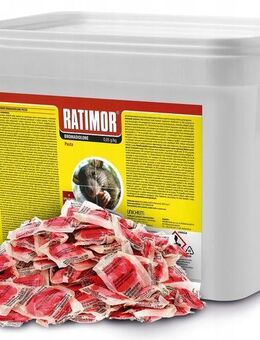 5kg Rattenköder Mäuse Ratten Köder Bekämpfung Rattengift Hochwirksam Pads Set Ratimor - Wuppertal