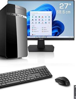 CSL Sprint V28519 Gaming-PC-Komplettsystem (27", AMD Ryzen 7 5700G, Radeon Graphics, 16 GB RAM, 1000 GB SSD)