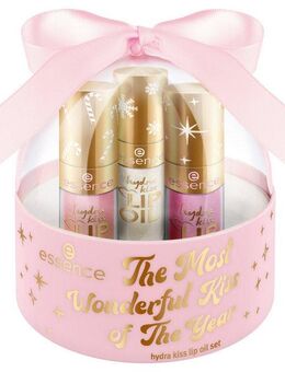 Essence Lipgloss-Set the most wonderful kiss of the year hydra kiss LIP OIL set, 3-tlg.