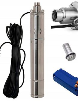 Pumpe EFFIZIENTE Brunnenpumpe Klarwasserpumpe TIEFBRUNNENPUMPE 4" 20m KABEL 2700l/min 750W - Wuppertal