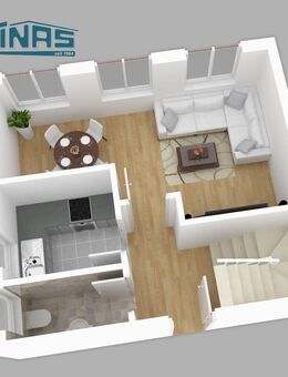 Altbau Maisonette 3 Zimmer nicht WG geeignet, Küche, Gäste-WC, Fahrradraum, Badewanne, uvm. (1015-5012) - Gießen