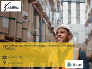 Operation Assistant Manager (m/w/d) in Vollzeit / Teilzeit - Langenbach (Bayern)