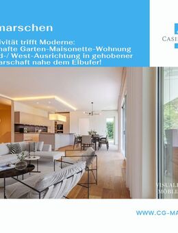Exklusivität trifft Moderne: Garten-Maisonette-Wohnung in gehobener Nachbarschaft nahe Elbufer! - Hamburg