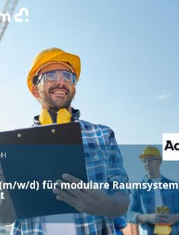 Bauleiter (m/w/d) für modulare Raumsysteme Region Ost - Leipzig