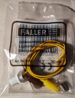 Faller Beleuchtungssockel mit Leuchtmittel - OVP - Essen