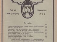 Heft von WELT UND WISSEN Heft 16 - XIII. Jahrgang - November 1924 - Zeuthen