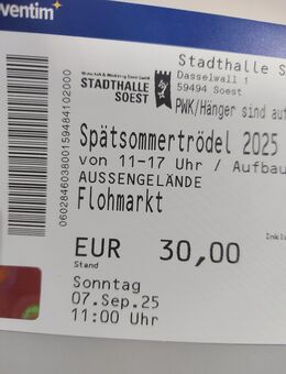 SPÄTSOMMERTRÖDEL Soest 7.09.25 Platz außen - Soest
