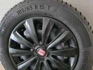 4 Winterreifen 185/65 R 15 T gebraucht Mit Stahlfelgen zu verkaufen - Königsbrunn