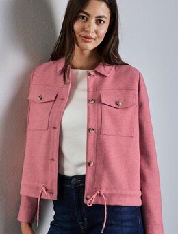 STREET ONE Hemdjacke in Wolloptik