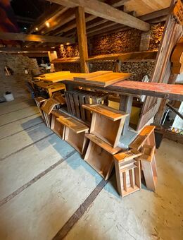 Ahorn Massivholzküche ohne Geräte renovierungsbedürftig - Zeiskam