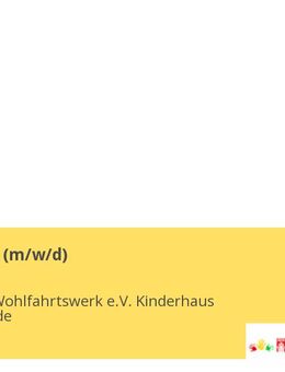 Erzieher*in (m/w/d) - Berlin