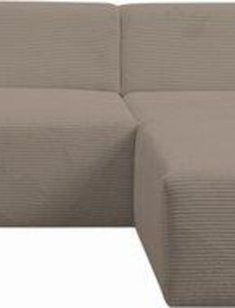 WERK2 Ecksofa Zeus-XL, Mega-Sofa mit großer Sitztiefe, Stellmaße 311cm x 210cm, Curvy Trend Garnitur mit urbaner Optik, bequem, Big-Sofa, L-Form