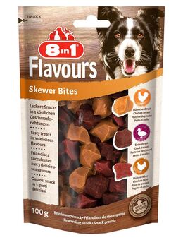 8in1 Flavours Skewer Bites - Sparpaket: 3 x 100 g