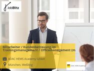 Mitarbeiter / Kundenbetreuung im Trainingsmanagement / Officemanagement (m/w/d) - München